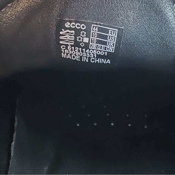 ✖️SOLD✖️•ECCO• NWOB Kenton Oxford Tie Dress Shoe in Black Oiled Suede - Picture 12 of 13